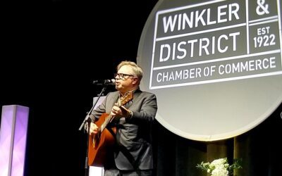 Steven Page shares mental health journey and music during presentation in Winkler